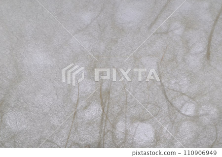 Background material made by layering different types of Japanese paper (silver/gray) 110906949
