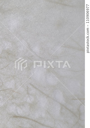 Background material made by layering different types of Japanese paper (silver/gray) 110906977