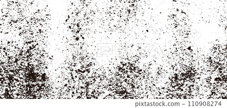 Subtle grain texture with vintage dots and specks. Vector illustration 110908274