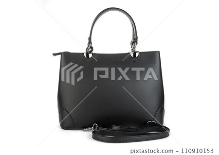 Bag clutch isolated on white fashion leather 110910153