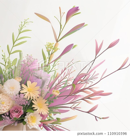 Colorful flower arrangement generated by AI Colorful flower arrangement generated by AI 110910396