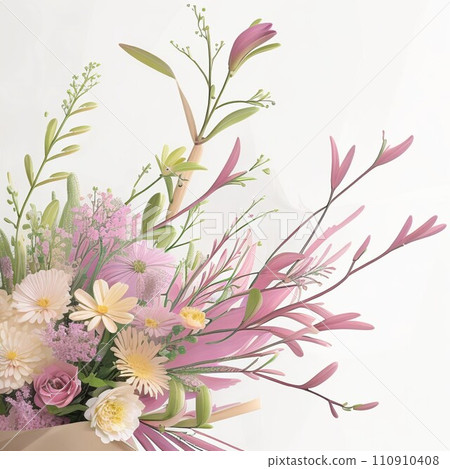 Illustration of a bouquet generated by AI Illustration of a bouquet generated by AI 110910408