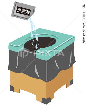 Simple toilet, toilet coagulant, disaster prevention supplies Simple toilet, toilet coagulant, disaster prevention supplies 110910582