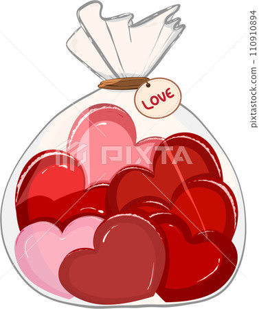 macaron hearts in valentine's day macaron hearts in valentine's day 110910894