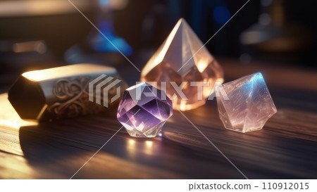 Close up picture of magic crystals 110912015