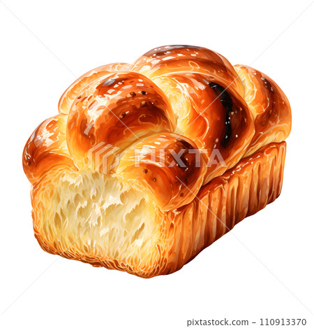 bread water color hi quality isolated on white background 110913370
