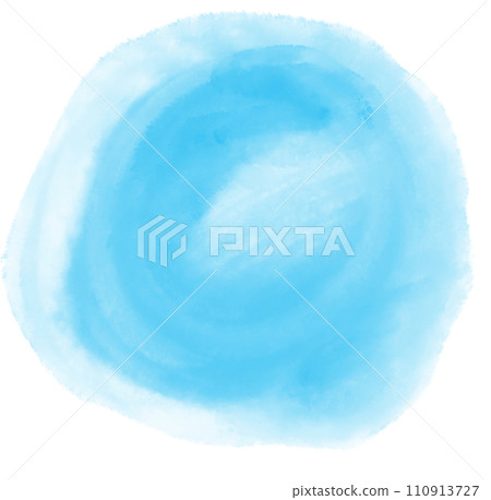 Blue cool ocean water tone watercolor bubble brush painting texture art Blue cool ocean water tone watercolor bubble brush painting texture art 110913727
