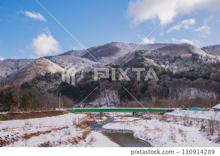 【平川】大糸線沿線風景【北安地區白馬村】 【平川】大糸線沿線風景【北安地區白馬村】 110914289