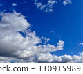 big cotton cloud floating in the blue sky 110915989