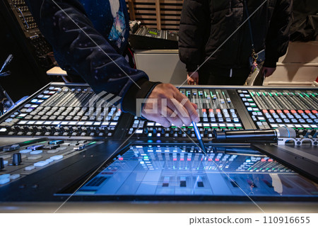 Theater stage sound equipment sound table Theater stage sound equipment sound table 110916655