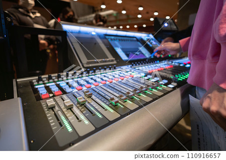 Theater stage sound equipment sound table Theater stage sound equipment sound table 110916657