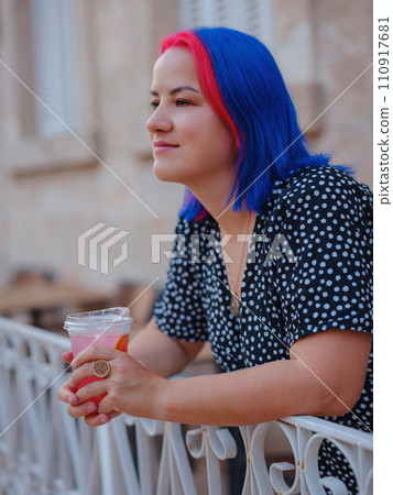 female summer old town walk in Antalya Turkey. Woman with colorful hair and dress strolls through enchanting old town of Antalya , vibrant fusion of fashion and history female summer old town walk in Antalya Turkey. Woman with colorful hair and dress strolls through enchanting old town of Antalya , vibrant fusion of fashion and history 110917681