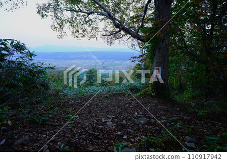 蘆別山新道展望台的指示牌 110917942