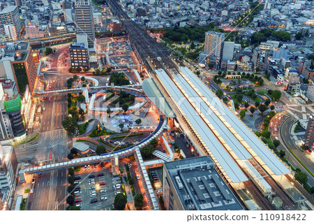 Gifu, Japan Cityscape over the Station Gifu, Japan Cityscape over the Station 110918422