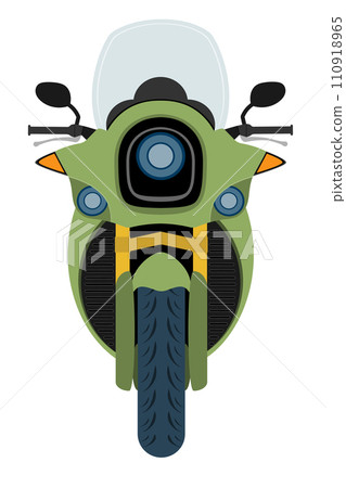 motorbike modern fast sports motorcycle vector illustration motorbike modern fast sports motorcycle vector illustration 110918965
