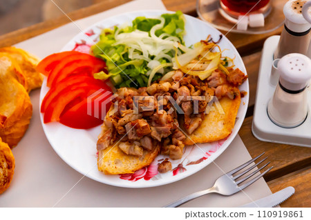 turkish street food kokorec 110919861