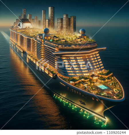 巨大的遊輪 110920244