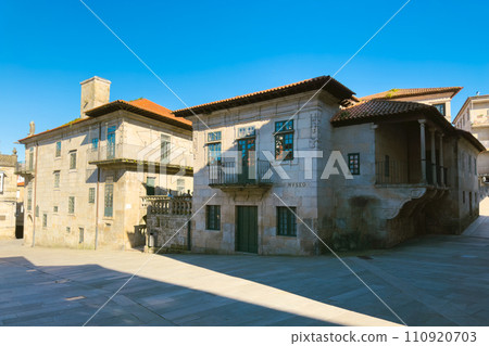 Old Town of Pontevedra city, Galicia, Spain. 110920703