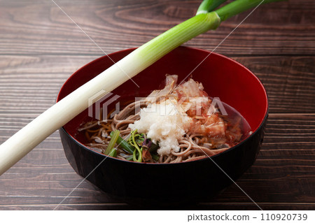 Ouchi-juku specialty green onion soba 110920739