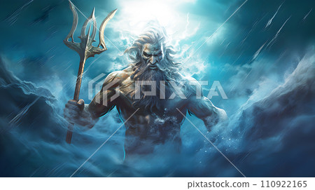 希臘神話海神波塞冬 希臘神話海神波塞冬 110922165