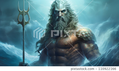 希臘神話海神波塞冬 110922166