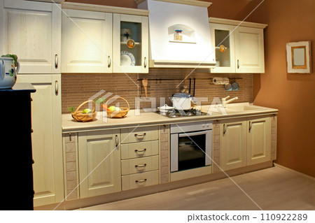 Vintage kitchen wide Vintage kitchen wide 110922289