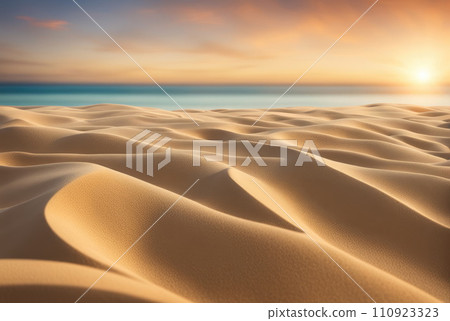 Serene Dunes Overlooking Ocean at Sunrise Serene Dunes Overlooking Ocean at Sunrise 110923323