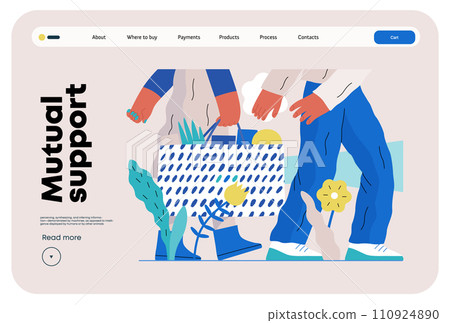 Mutual Support: Helping carry a heavy bag -modern flat vector concept illustration of a woman carrying shopping bag being assisted by man. Metaphor of voluntary, collaborative exchanges of services Mutual Support: Helping carry a heavy bag -modern flat vector concept illustration of a woman carrying shopping bag being assisted by man. Metaphor of voluntary, collaborative exchanges of services 110924890