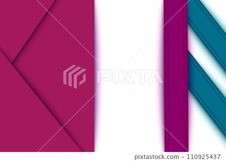 Banner website template, abstract background, web design graphic elements. Purple and blue geometric shapes background, paper cut, background design with shadow elements, paper cut design 110925437