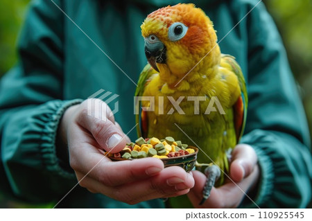 Parrot: how to properly care for and feed 110925545