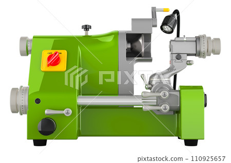 Green Universal Cutter Grinder, 3D rendering 110925657