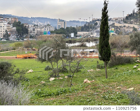 Jerusalem Gazelle Valley is the urban nature site in Israel 110925756