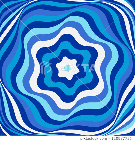psychedelic star shaped striped background 110927735
