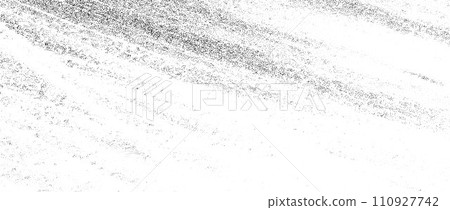 Splattered grunge noise texture. Dirty scattered grain background. Dotted halftone textured overlay. Sand dust grit distressed wallpaper. Black random dot backdrop for poster, banner, print. Vector Splattered grunge noise texture. Dirty scattered grain background. Dotted halftone textured overlay. Sand dust grit distressed wallpaper. Black random dot backdrop for poster, banner, print. Vector 110927742