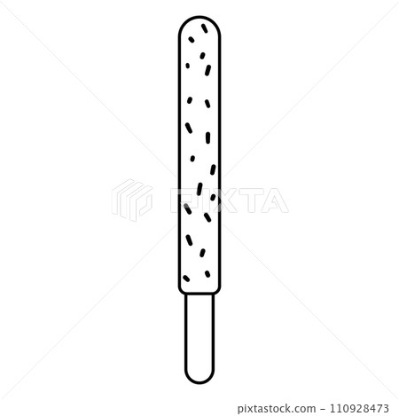 chocolate sticks vector day line icon element chocolate sticks vector day line icon element 110928473