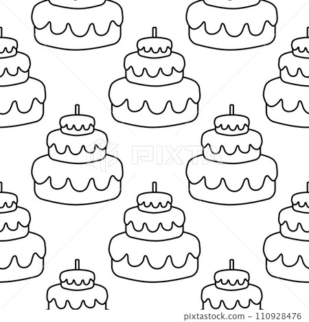 cake chocolate day birthday candle pattern vector cake chocolate day birthday candle pattern vector 110928476