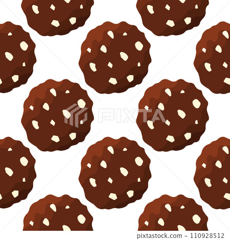 cookie chocolate day sweet food snack pattern cookie chocolate day sweet food snack pattern 110928512