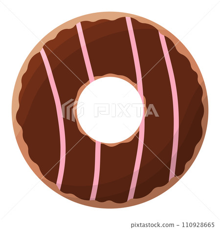 donut color day chocolate cream food icon donut color day chocolate cream food icon 110928665