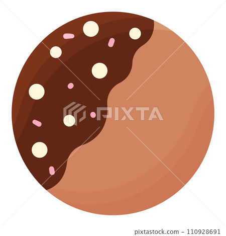 donut color day chocolate cream food icon donut color day chocolate cream food icon 110928691
