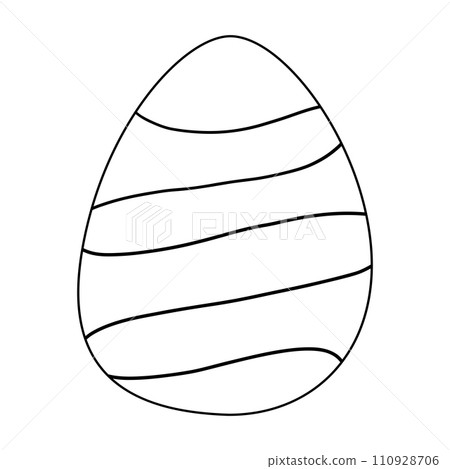 easter egg pattern hunting spring icon element 110928706