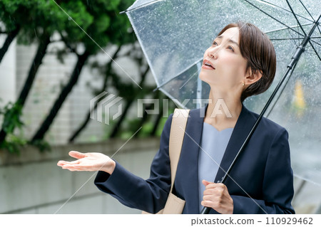 Women business rain green Women business rain green 110929462