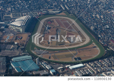 Hanshin Racecourse seen from above Hanshin Racecourse seen from above 110930130