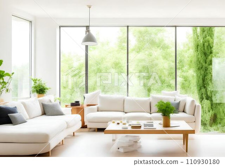 Contemporary Modern living room interior design. 110930180