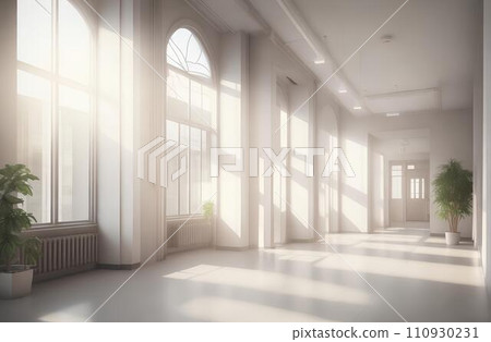 Modern contemporary office and meeting room 110930231