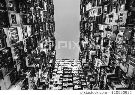 Hong Kong Monster Mansion Monochrome Hong Kong Monster Mansion Monochrome 110930935