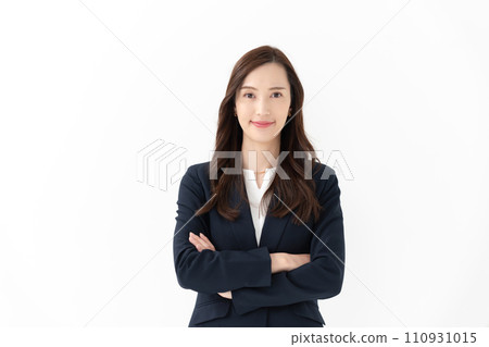 Business female long hair Business female long hair 110931015