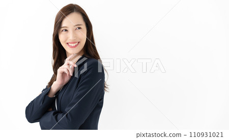 Business female long hair Business female long hair 110931021