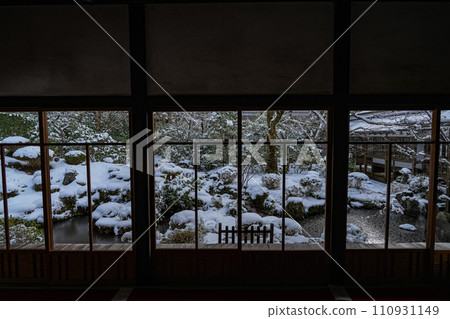 Kyoto Ohara Sanzen-in Snow Scenery Kyoto Ohara Sanzen-in Snow Scenery 110931149