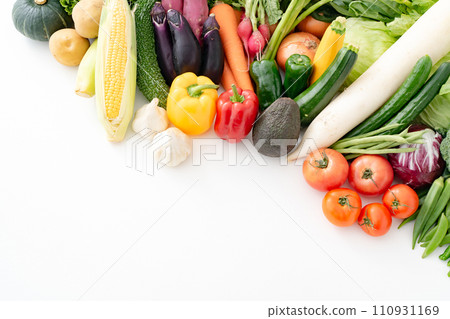 Vegetables collection agricultural products 110931169