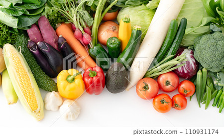 Vegetables collection agricultural products 110931174